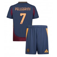 Maglie da calcio AS Roma Lorenzo Pellegrini #7 Terza Maglia Bambino 2024-25 Manica Corta (+ Pantaloni corti)